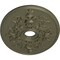Ekena Millwork Alexa Medallion (Canopies up to 5 5/8"), 30 3/4"W x 21 1/4"H x 3 7/8"ID x 1 5/8"P, Painted Turtle CM21X30ALPTF - alternate 3